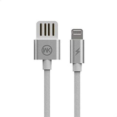 CABLE USB LIGTHING WDC-055 1M  WK DESING BLANCO