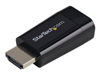 StarTech.com Adaptador Conversor de Vídeo HDMI a VGA - Convertidor Portátil ideal para Chromebooks, Ultrabooks y Portátiles - 1920x1200