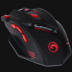 Mouse Linea Scorpion G800 Marvo - Negro / Rojo