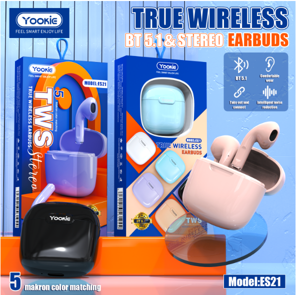 Audifono manos libres bluetooth ES21 Yookie Imagen secundaria del producto