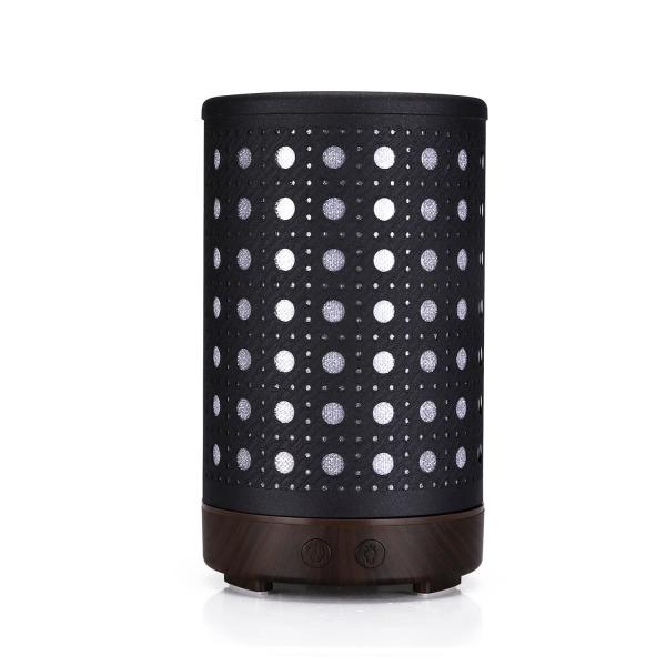 Difusor Aroma Humidificador - Negro con Madera