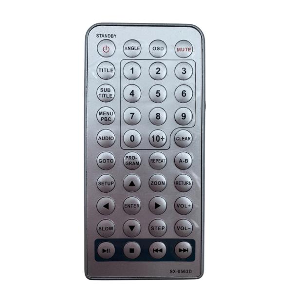 Control Remoto DVD Coby Premier SX-05630 Para Reproductor
