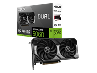 ASUS - DUAL-RTX5060-O8G - PCI Express 5.0 x16 NVIDIA - GeForce RTX 5060 - GDDR7 - DisplayPort / HDMI