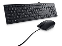 Dell - KM300C - Keyboard and mouse set Spanish - Wired - USB - Black