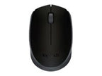 Logitech M170 - Ratón - diestro y zurdo inalámbrico - 2.4 GHz - receptor inalámbrico USB - negro