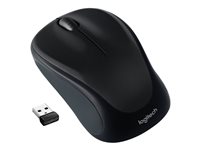 Logitech M317 - Ratón - óptico inalámbrico - 2.4 GHz - receptor inalámbrico USB - negro