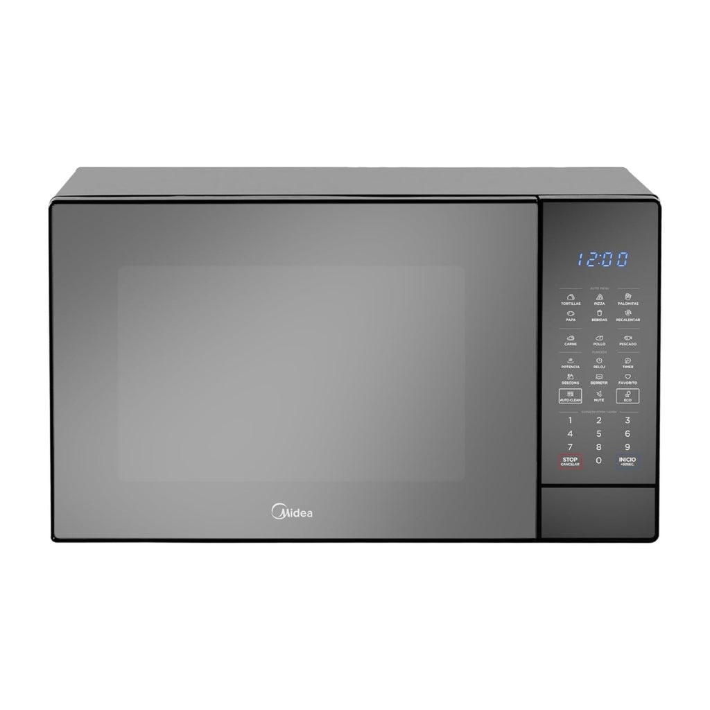Midea microondas 1.4pc puerta espejo negro MMDK14S2MB