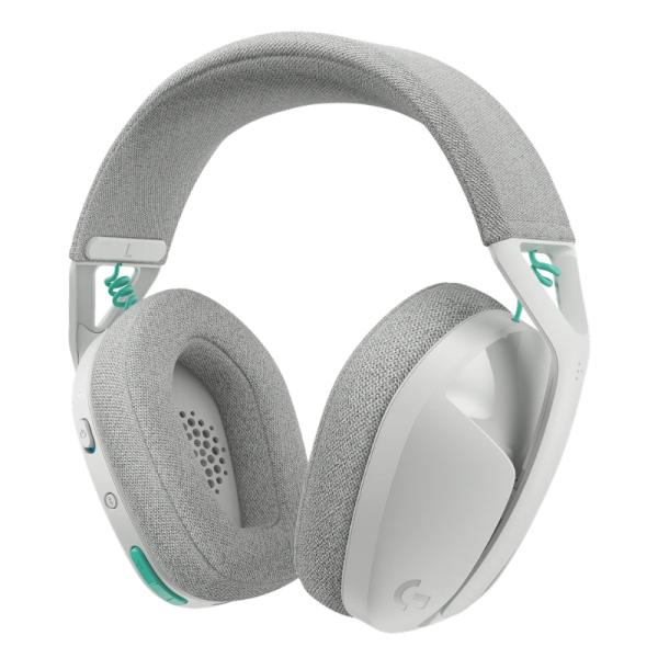 Headset Gaming Logitech G321 Inalambrico Bluetooth 5.2 Microfono Omnidireccional 981-001568 - Blanco
