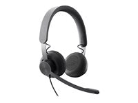 Logitech Zone Wired - Auricular - en oreja cableado - USB-C - grafito