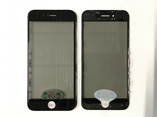 Set de Reparacion Glass+oca+marco+polarizado Iphone Sunshine - 8G Negro