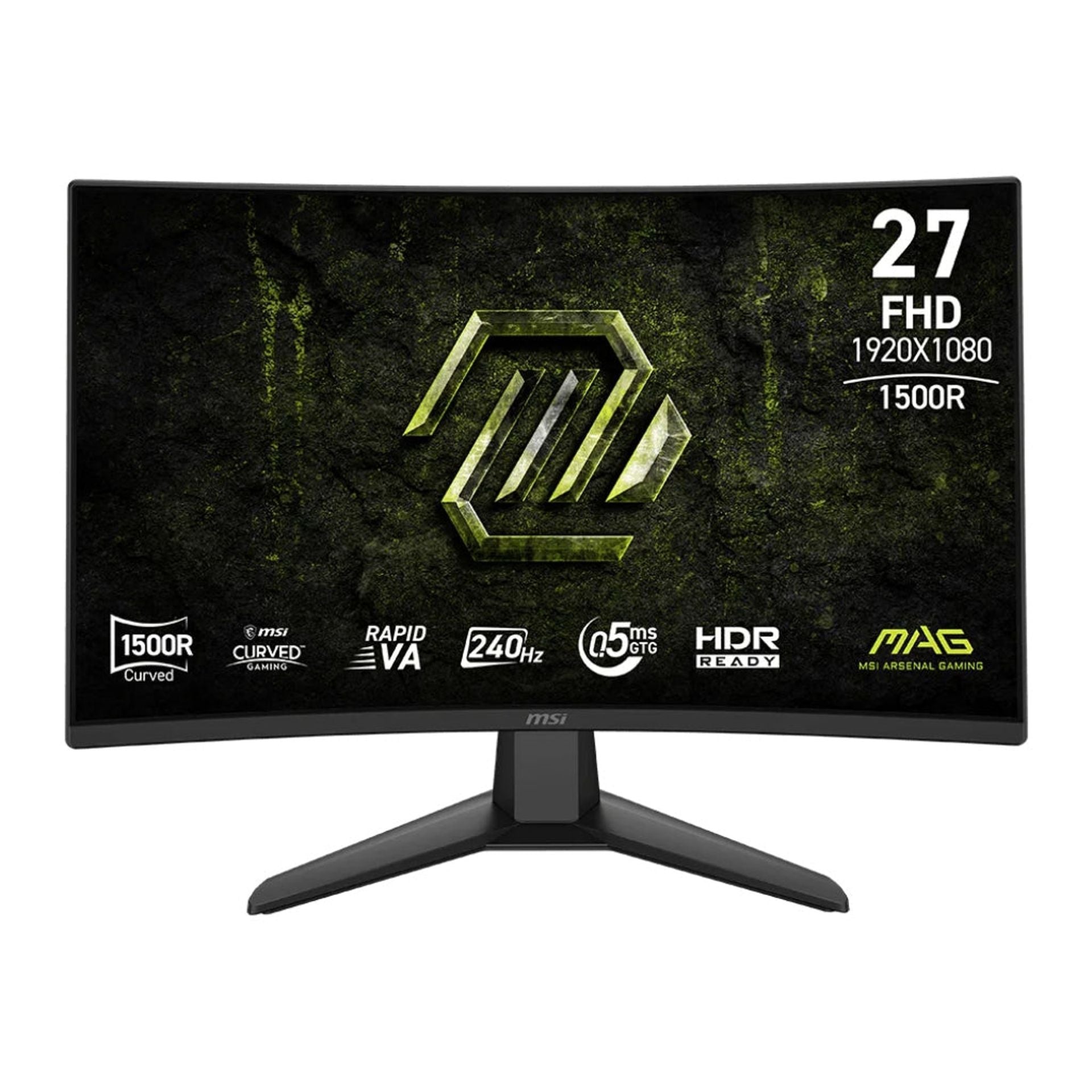 Monitor gaming MSI mag 274CF X24 27 pulgadas curva 1500R 1920x1080 240 Hz VA rápido freesync displayport HDMI 9S6-3CF51T-004 Imagen secundaria del producto