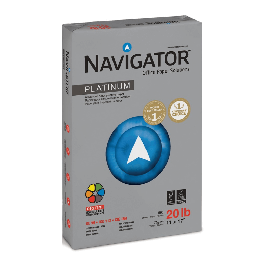 Papel Navigator doble carta 500 hojas 75 g NPT0750113 Imagen secundaria del producto