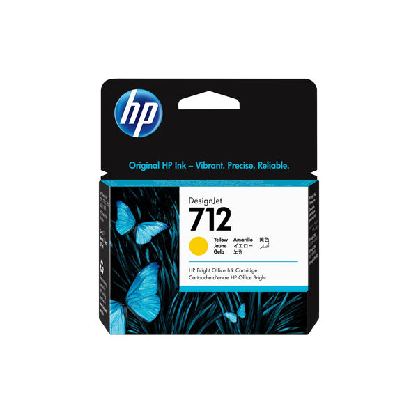 HP Cartucho Tinta #712 Amarillo 29Ml 3ED69A