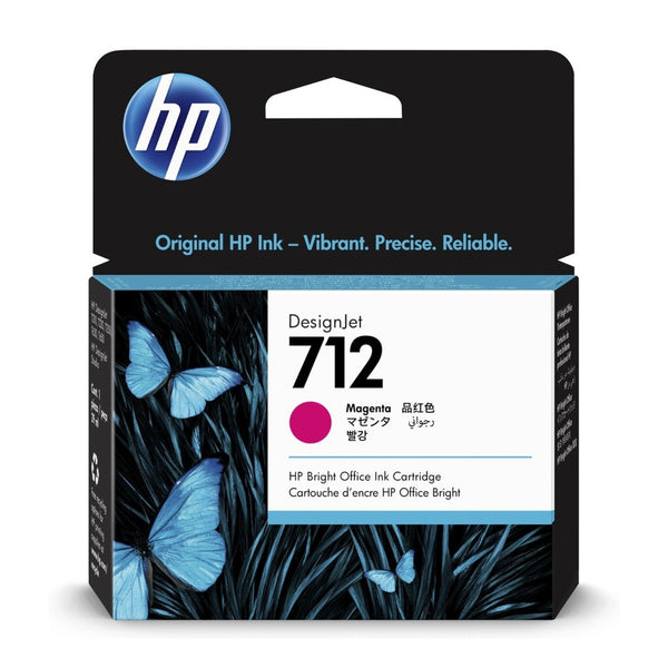 HP Cartucho Tinta 712 Magenta 29Ml 3ED68A