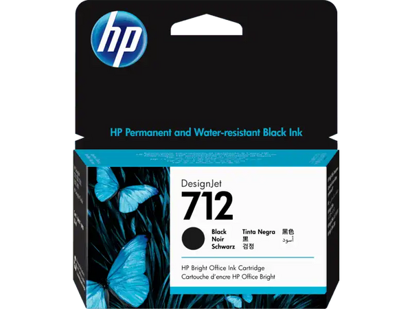 HP cartucho de tinta #712 negro 38Ml 3ED70A