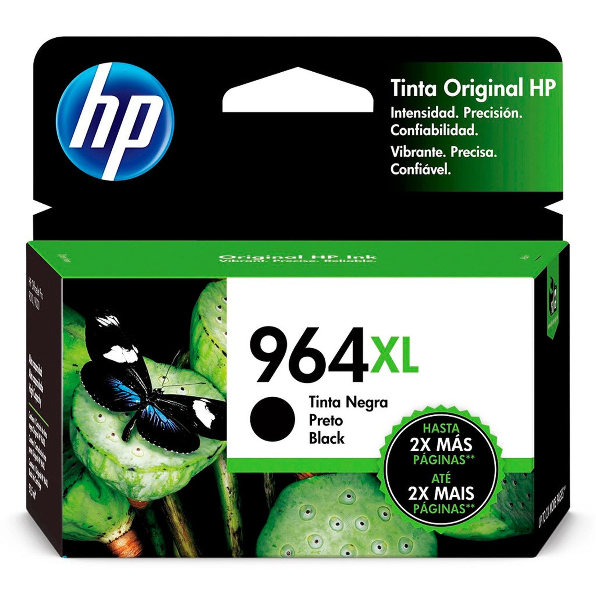 HP cartucho tinta 964XL negro alto rendimiento 3JA57AL