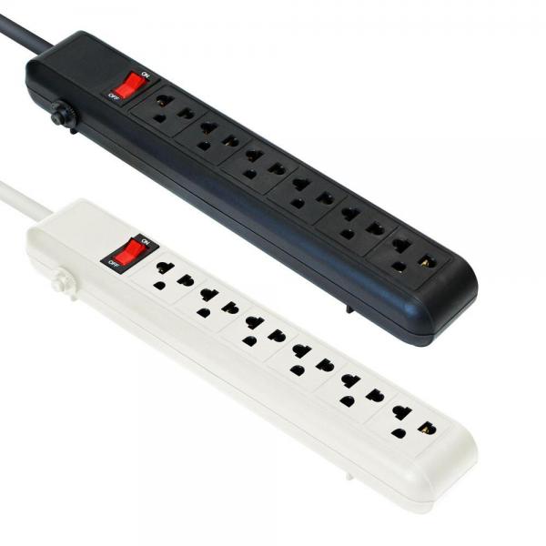 Argom Regleta 6 Tomas Eléctricas Negro AC-0252BK Imagen principal del producto