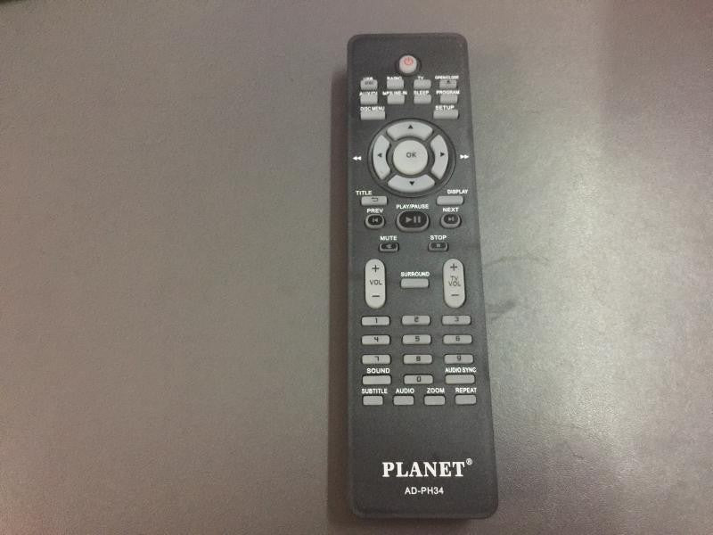 CONTROL MULTIPLATAFORMA DVD HOME THEATHER PHILIPS AD-PH34 B.AAA