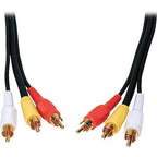CABLE 3 RCA AUDIO VIDEO DVD 1.5 M