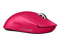 Logitech G PRO X SUPERLIGHT 2 LIGHTSPEED Wireless Gaming Mouse, Magenta - Ratón - óptico