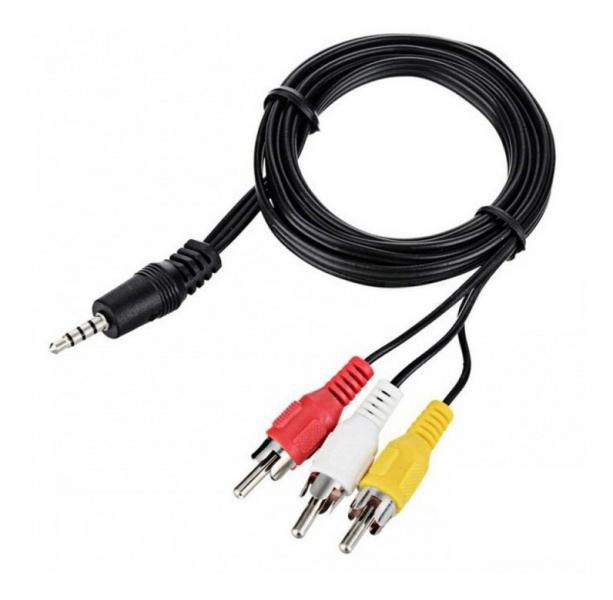 PG Cable 3.5mm a 3 RCA Audio 3 Metros Imagen principal del producto