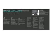 Logitech Master Series MX Mechanical Mini - Teclado - retroiluminación