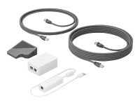 Logitech Cat5e Kit - Kit de accesorios para videoconferencias - para Logitech Base Bundle, RoomMate MeetUp Tap IP; Room Solution Base Bundle, Huddle, Large