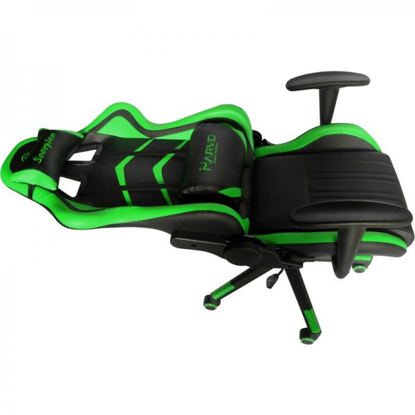 SILLA TIPO ESCRITORIO CH-106 LINEA GAMER MARVO - VERDE