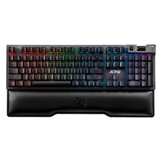 TECLADO GAMING RGB XPG SUMMONER MECÁNICO ALÁMBRICO USB INGLÉS SUMMONER4B-BKCWW