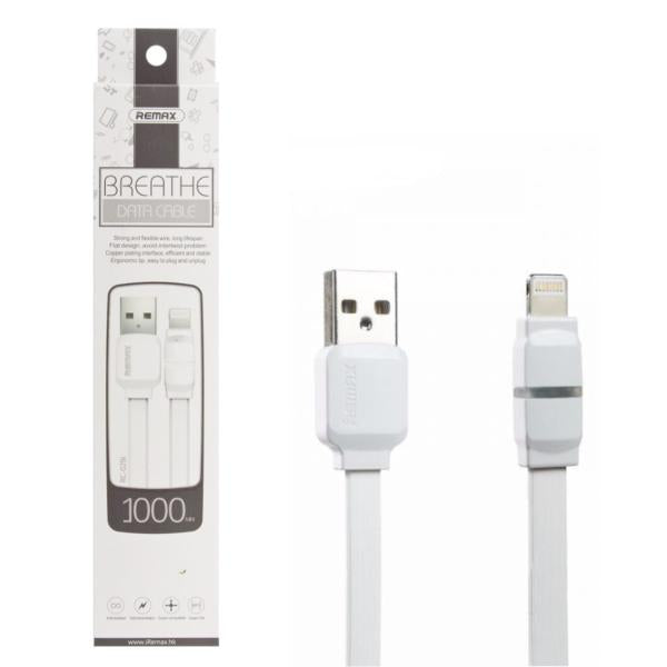 CABLE USB LIGHTNING RC-029I BREATHE REMAX BLANCO