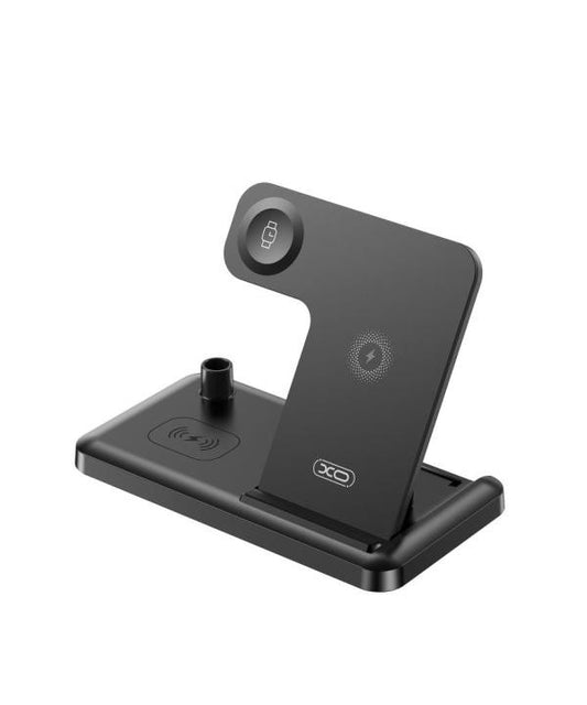 CARGADOR INALAMBRICO 4 EN 1  MODELO WX033 XO NEGRO