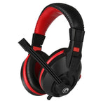 AUDIFONO LINEA SCORPION H8321 MARVO - NEGRO ROJO