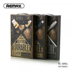 CABLE USB TIPO C RC-089A METAL REMAX NEGRO