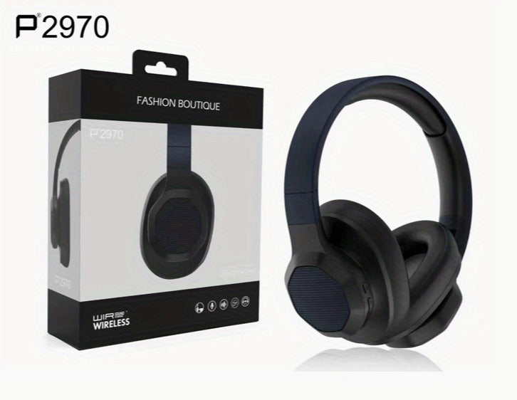 AUDIFONOS DE DIADEMA CON BLUETOOTH P2970 NEGRO