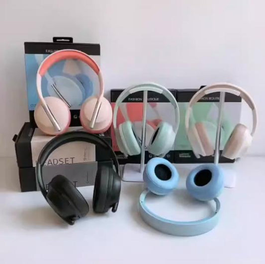 AUDIFONOS DE DIADEMA CON BLUETOOTH P7233 NEGRO