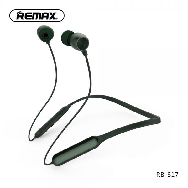 AUDIFONOS MANOS LIBRES BLUETOOTH RB-S17 REMAX VERDE