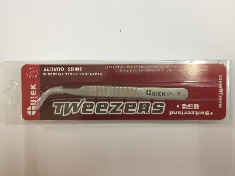 Quick Pinza QA-15 Acero Inoxidable Plana Imagen principal del producto