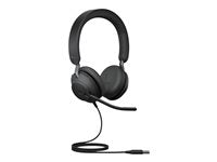 Jabra Evolve2 40 SE MS Stereo - Auricular - en oreja