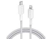 "Anker - Cable de carga/sincronización - Cable USB-C/Lightning 322 (6 pies)"