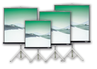 Klip Xtreme KPS-102B - Pantalla de proyección con trípode - 86 pulgada ( 218 cm )