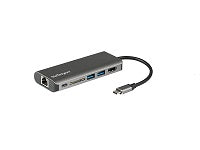 StarTech.com Adaptador Multipuertos USB-C con HDMI o VGA y Cable de Conexión Largo - Mini Docking Station USB Tipo C con Lector SD (DKT30CHVAUSP) - Estación de conexión