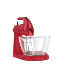 Black   Decker Batidora de pedestal 250w  Roja tazon de vidrio -  MX900-RLA