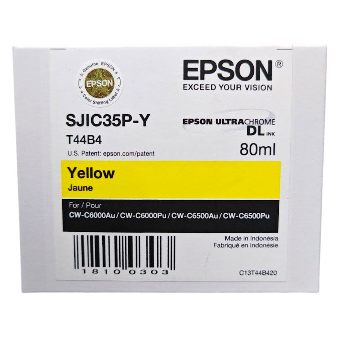 Epson SJIC35P-Y, cartucho de tinta amarilla