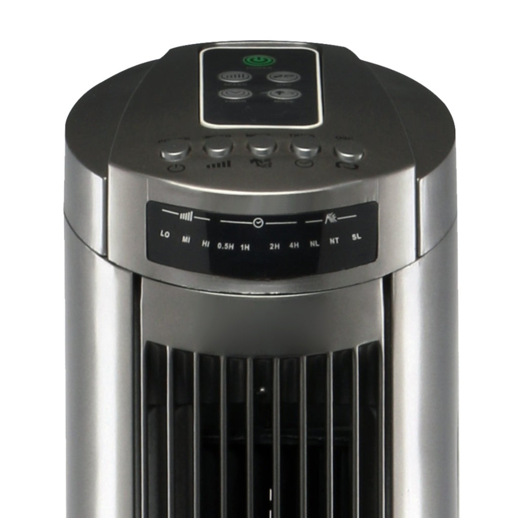 CHIQ ventilador de torre 33" temporizador negro con control remoto - CQVJ33E1O1B