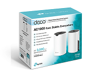 TP-LINK Deco S7 V1 - Sistema Wi-Fi (2 enrutadores) - hasta 3900 pies cuadrados - malla - GigE - Wi-Fi 5