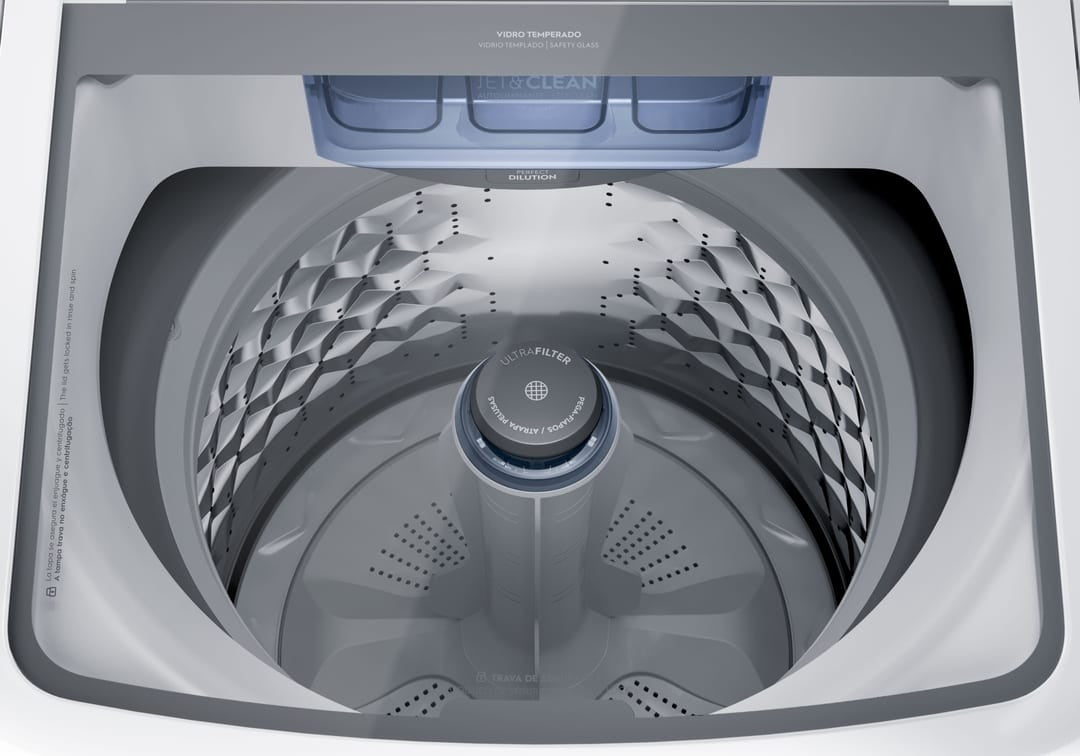 Frigidaire lavadora automática carga superior 17kg blanca con agitador ultra filter essential FWAB17J4EBGUW