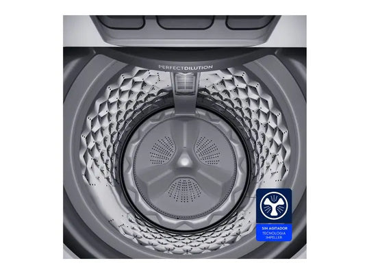 Frigidaire lavadora carga superior impeller 22kg blanca ultra filter essential FWIB22J4EBGUW