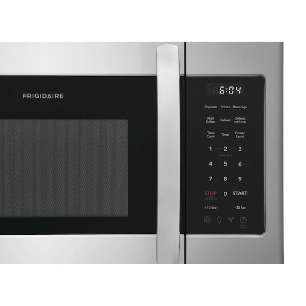 Frigidaire Microondas  de 1.8 pies cúbicos sobre la estufa FMOS1846BS