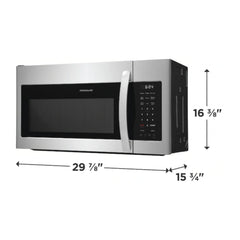 Frigidaire Microondas  de 1.8 pies cúbicos sobre la estufa FMOS1846BS
