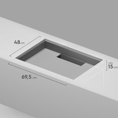 Frigidaire plantilla de gas 30"   vidrio templado empotrable 5 quemadores FTGC3050VB